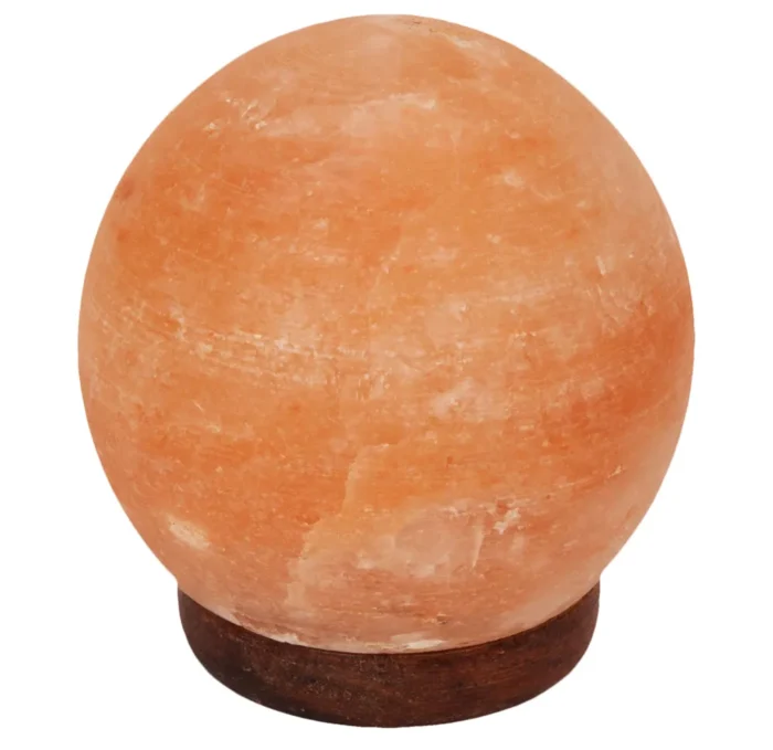 Classic Collection UK7 Ltd Himalayan Pink Salt Lamp Globe Shape. - Image 1