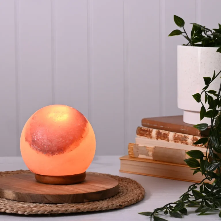 Classic Collection UK7 Ltd Himalayan Pink Salt Lamp Globe Shape. - Image 5