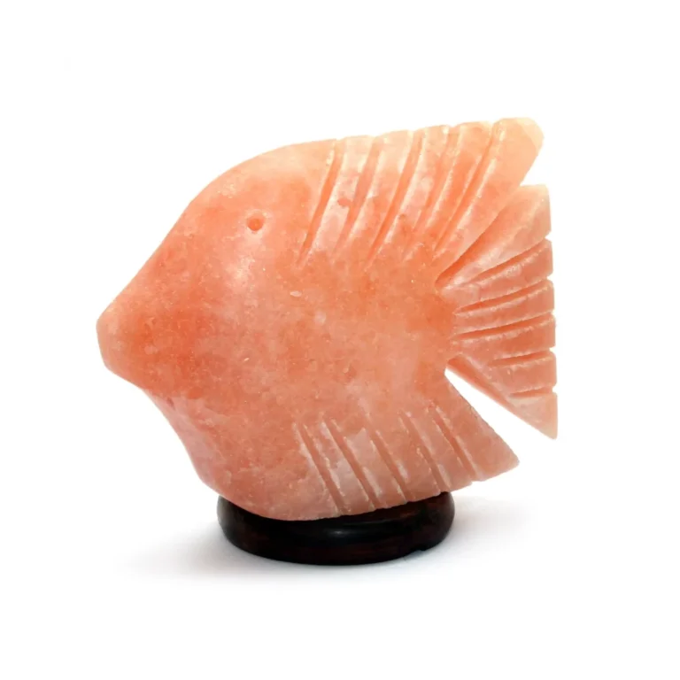 Classic Collection UK7 Ltd Himalayan Pink Salt Lamp Fish Shape. - Image 1