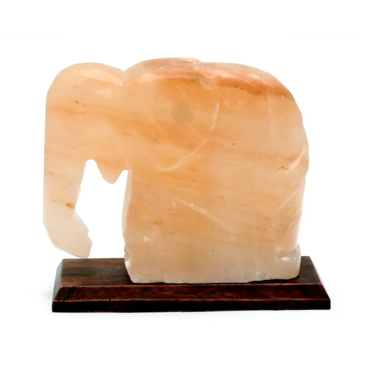 Classic Collection UK7 Ltd Himalayan Pink Salt Lamp Elephant Shape. - Image 1