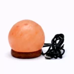 Classic Collection UK7 Ltd Himalayan Pink Salt Lamp Globe Shape. - Image 2