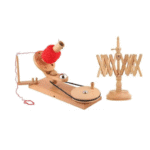 Deluxe Wooden Yarn Winder and Amish-Style Swift Set