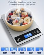 Drcowu Digital Kitchen Scales with Large LCD Display - Image 2