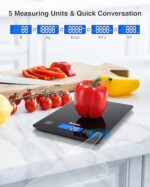 Drcowu Digital Kitchen Scales with Large LCD Display - Image 3