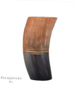 CARVED BURNERD HORN MUG - Image 2