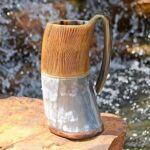 CARVED BURNERD HORN MUG - Image 3