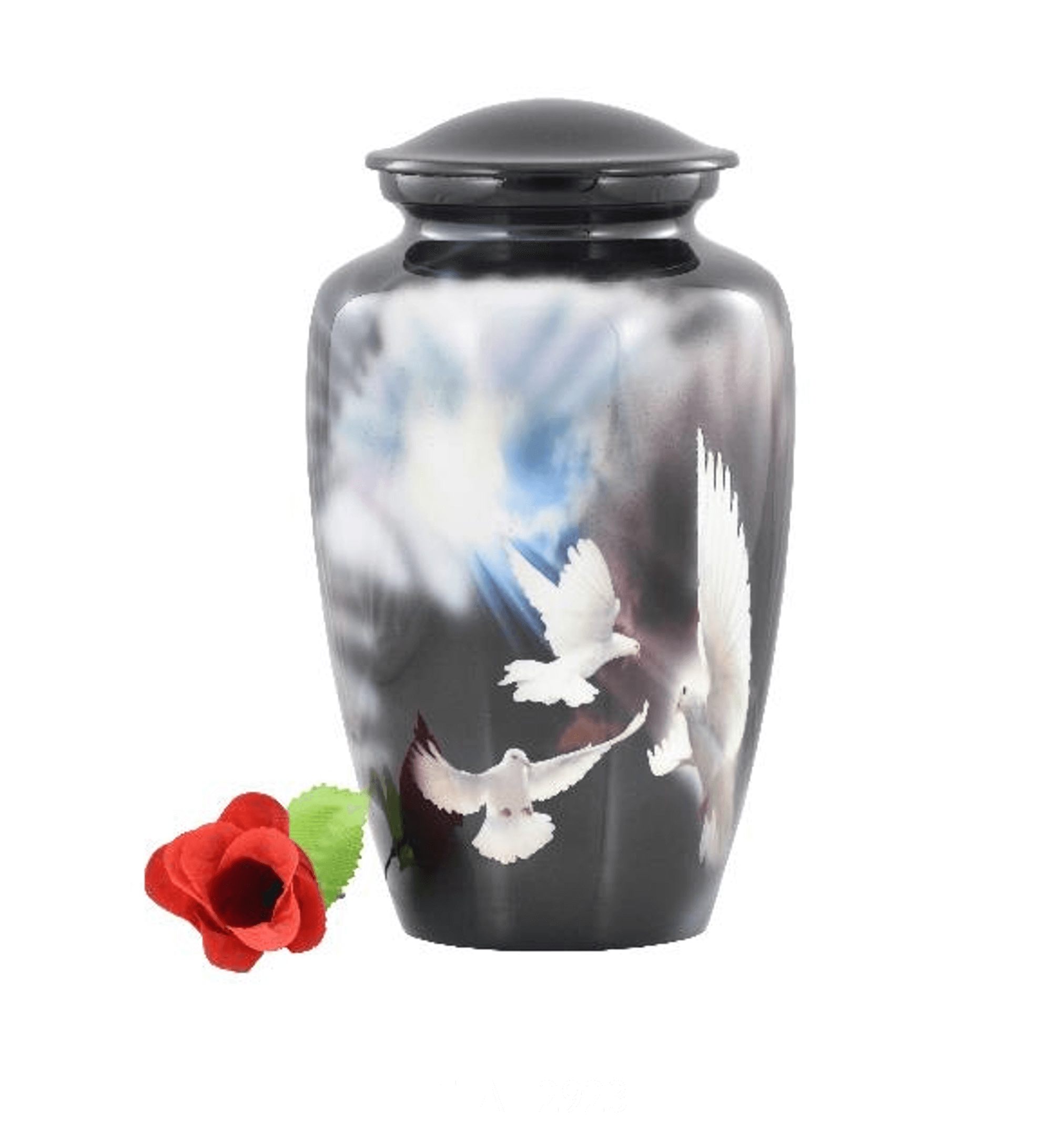 Picture43 Aluminium Cremation Urn - Image 1