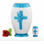 Modern Brown Aluminium Cremation Urn