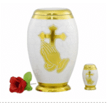 Modern Yellow Aluminium Cremation Urn